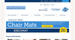 Desktop Screenshot of chair-mats.com